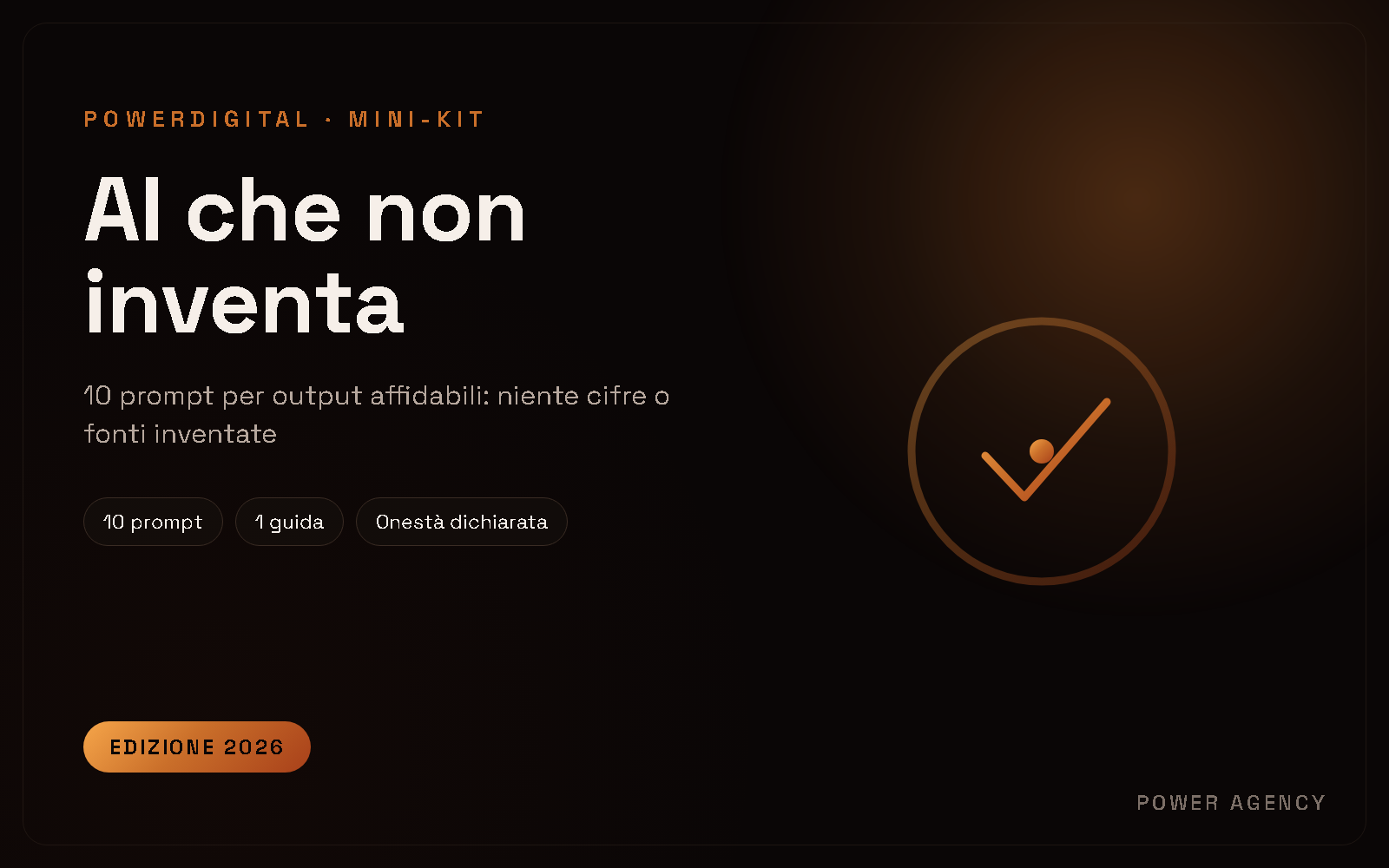 AI che non inventa